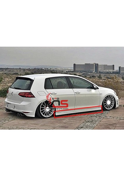 Volkswagen Golf 7.5 R Marşpiyel Sağ Sol Takım Fiberglass Boyasız