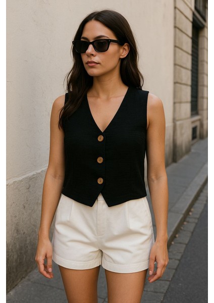 Çift Katlı Müslin Yelek fiyatları