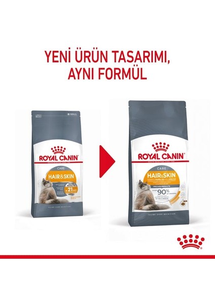 Hair&Skin Tüy ve Deri Sağlığı için Kuru Kedi Maması 2kg