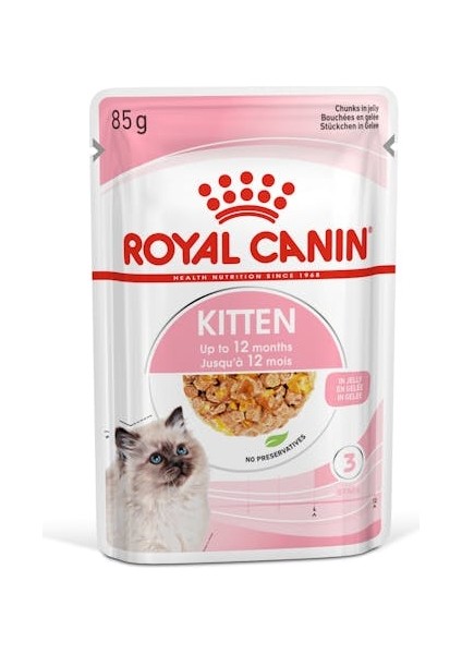 Yavru Kediler için Jöle İçerisnde Yaş Kedi Maması 85g