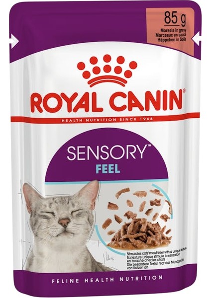 Sensory Duyusal His için Sos İçerisinde Yaş Kedi Maması 12 x 85g