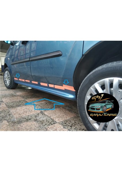 Fiat Doblo 1-2 Marşpiyel Gtx Sağ Sol Takım Fiberglass Boyasız fiyatları