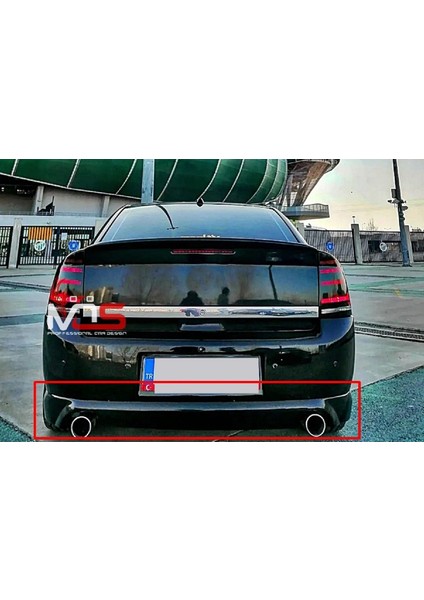 Opel Vectra C Arka Tampon Eki Fiberglass Boyasız