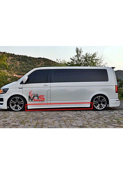 Volkswagen Transporter T7 Kısa Şase Marşpiyel Sağ Sol Takım Fiberglass Boyasız