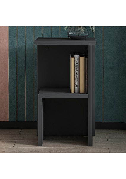 Roisin Modern Çok Amaçlı Komodin & Yan Sehpa Antrasit fiyatları