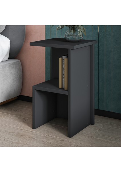 Roisin Modern Çok Amaçlı Komodin & Yan Sehpa Antrasit modelleri