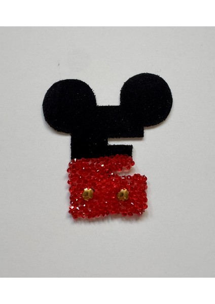 Taşlı Ütülenebilen Veya Sticker Olarak Kullanılabilen ' Mickey E ' Harfi fiyatları