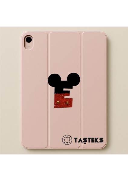 Taşlı Ütülenebilen Veya Sticker Olarak Kullanılabilen ' Mickey E ' Harfi modelleri