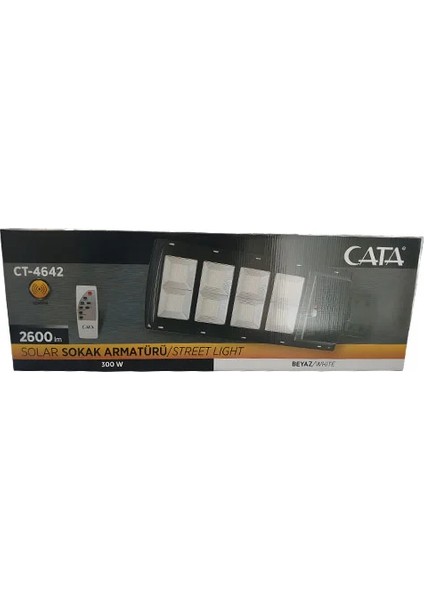 Solar Sokak Aydınlatma Cata CT-4642 12 Saat Yanma, Uzaktan Kumanda, Sensörlü fırsatları