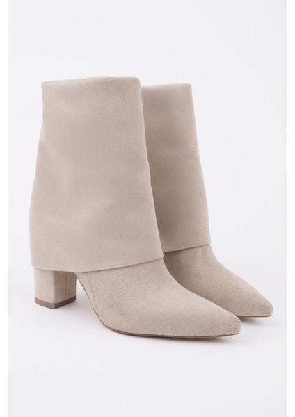 Impera Sivri Burun Kalın Topuklu Fermuarlı Kadın Bot