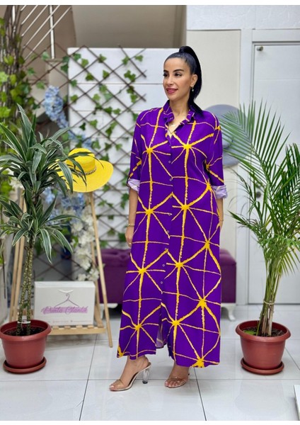 ECE616115 Pamuk Viskon Ece Elbise