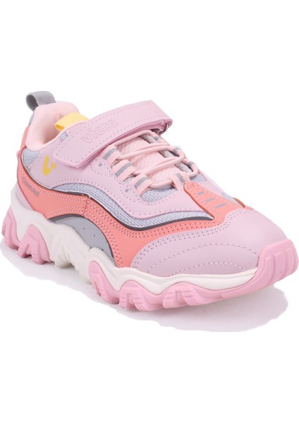Pote 346F25K244 Pudra Ortopedik Günlük Kız Çocuk Spor Ayakkabı