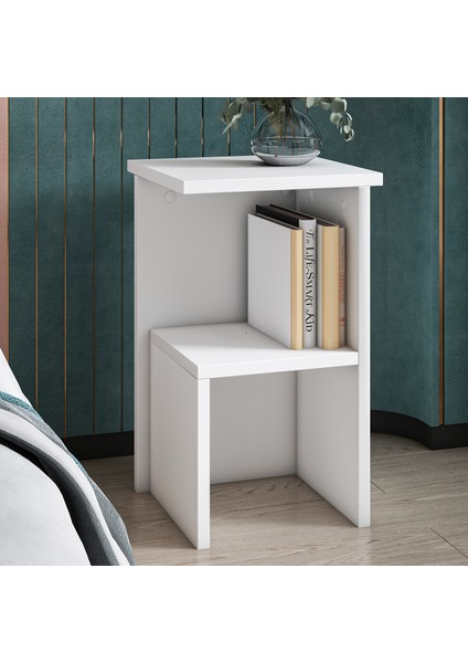 Roisin Modern Çok Amaçlı Komodin & Yan Sehpa - Beyaz fiyatları
