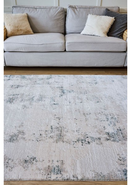 Lima 6211 Aqua - Polyester Şönil Halı | Dokuma Tabanlı Model