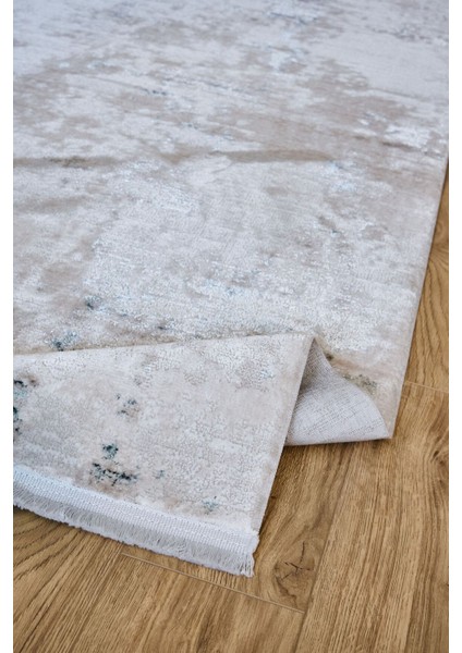 Lima 6211 Aqua - Polyester Şönil Halı | Dokuma Tabanlı Model