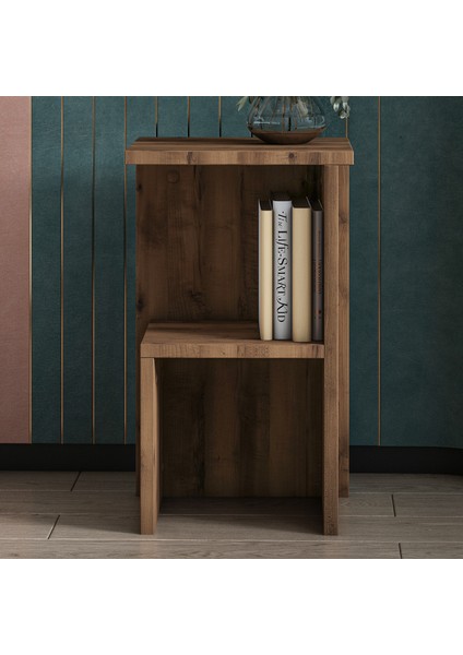 Roisin Modern Çok Amaçlı Komodin & Yan Sehpa - Antik Ceviz fiyatları
