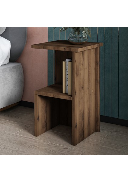 Roisin Modern Çok Amaçlı Komodin & Yan Sehpa - Antik Ceviz modelleri