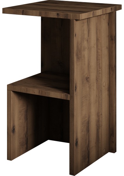 Roisin Modern Çok Amaçlı Komodin & Yan Sehpa - Antik Ceviz fırsatları