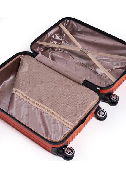 4'lü Valiz Seti Elatae Valiz Büyük - Orta - Kabin Boy ve Makyaj 1020 indirimleri