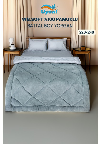Welsoft %100 Pamuklu Battal Boy Yorgan