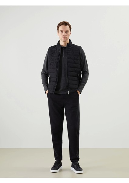 Lcwaıkıkı Classic Siyah Standart Kalıp Dik Yaka Erkek Şişme Yelek fiyatları