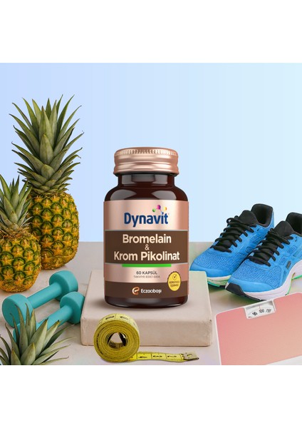 Bromelain & Krom Pikolinat 60 Bitkisel Kapsül - Bromelain, Krom Pikolinat modelleri