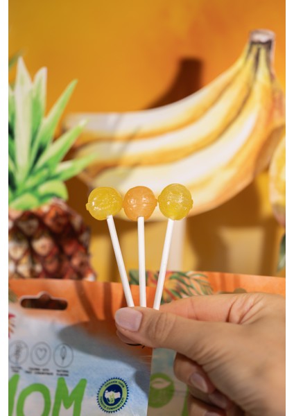 Organik Tropikal Lolipop 12'li Paket modelleri