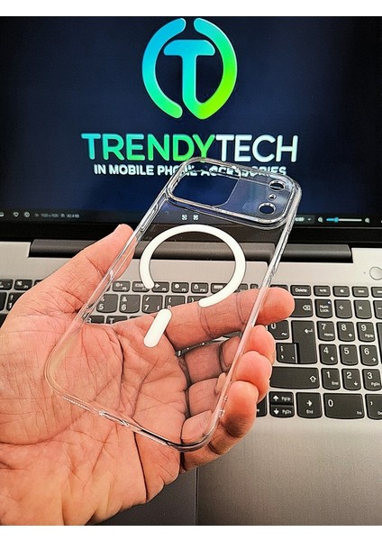 Apple iPhone 17 Pro Yüksek Kalite Magsafe Şarj Özellikli Sararma Yapmayan Şeffaf Sert Mika Kılıf