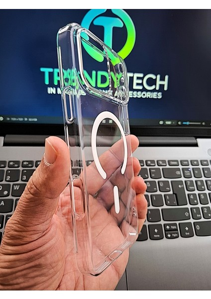 Apple iPhone 17 Pro Yüksek Kalite Magsafe Şarj Özellikli Sararma Yapmayan Şeffaf Sert Mika Kılıf indirimleri