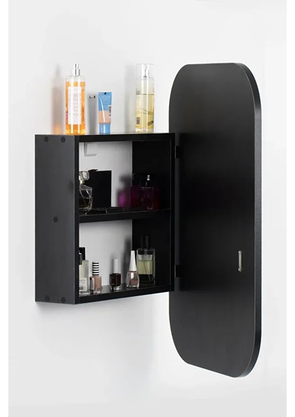 Side (Siyah) 75X50CM /banyo Dolabı Aynalı / Lavabo Üstü Dolap / Banyo Düzenleyici fiyatları