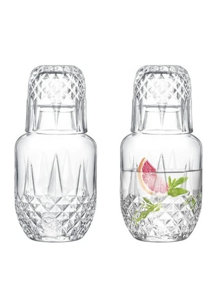 Audrey 525 ml Şeffaf Cam Başucu Sürahisi - Modern Tasarım, Günlük ve Özel Kullanım İçin Mükemmel