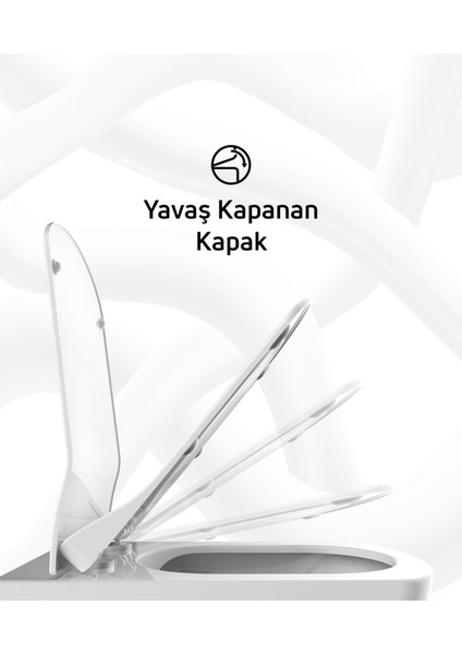 Elegant Duroplast Yavaş Kapanan Klozet Kapağı Berry modelleri