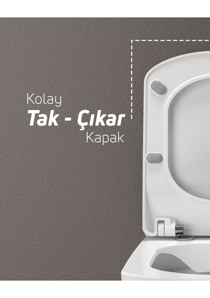Elegant Duroplast Yavaş Kapanan Klozet Kapağı Berry fırsatları