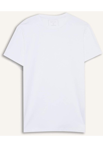 Slim Fit Dar Kesim Bisiklet Yaka Üst D3515AX25WN