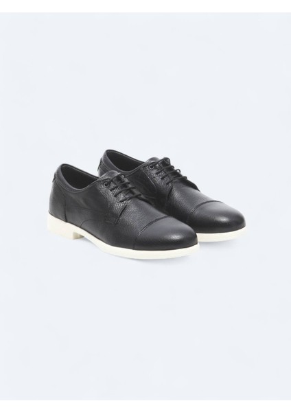 Siyah Deri Smart Casual Ayakkabı fiyatları