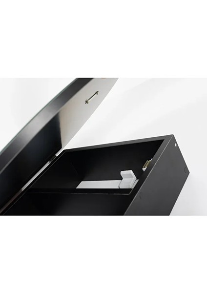 Fulya Aynalı Banyo Dolabı | Aynalı Dolap | Lavabo Üstü Dolap - 60CM Siyah modelleri