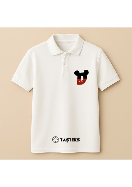 Taşlı Ütülenebilen Veya Sticker Olarak Kullanılabilen ' Mickey D ' Harfi modelleri