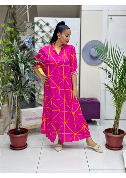 ECE616125 Pamuk Viskon Ece Elbise