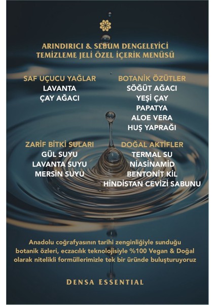 Arındırıcı & Dengeleyici Aromaterapik Cilt Temizleme Jeli 50 ml (Seyahat Boy)