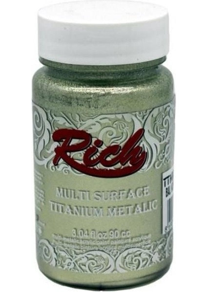 Rich Multi Surface Titanium 2512 Bal Köpüğü Metalik 90 cc
