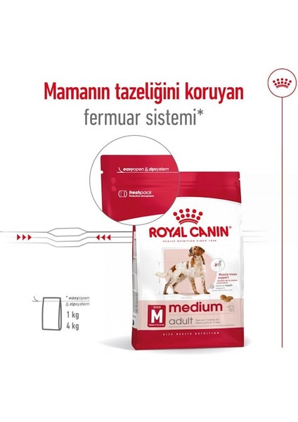 Medium Adult Yetişkin Köpek Maması 15 Kg fırsatları