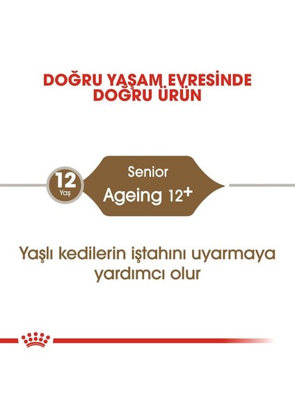 Ageing +12 Yaşlı Kedi Maması 2 Kg