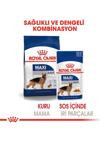 Büyük Irklar için Yaş Köpek Maması 10 x 140g