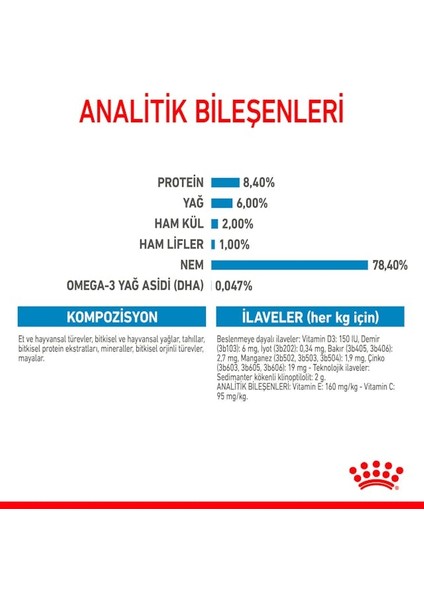 Orta Irklar için Yavru Yaş Köpek Maması 140g