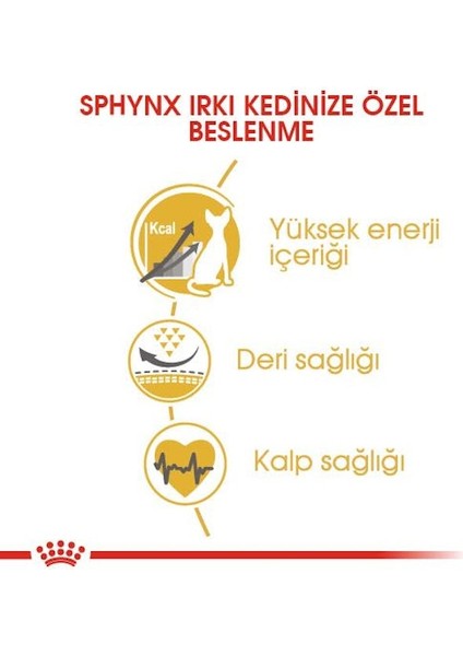 Sfenks Için Yetişkin Kuru Kedi Maması 2kg