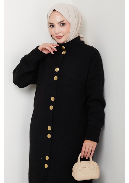 Reha Düğmeli Triko Hırka 1603 - Siyah fiyatları