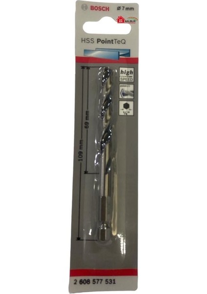 Bosch Pointteq Altıgen Şaftlı Hss Matkap Ucu 7 mm fiyatları