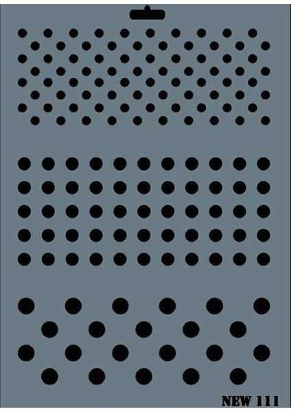 Rich New Seri N-111 Stencil 35X25 cm