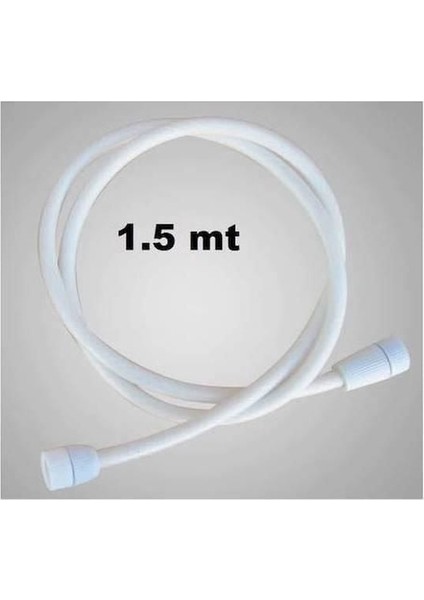 Şofben Plastik Duş Hortumu 1/2x1/2 150 cm