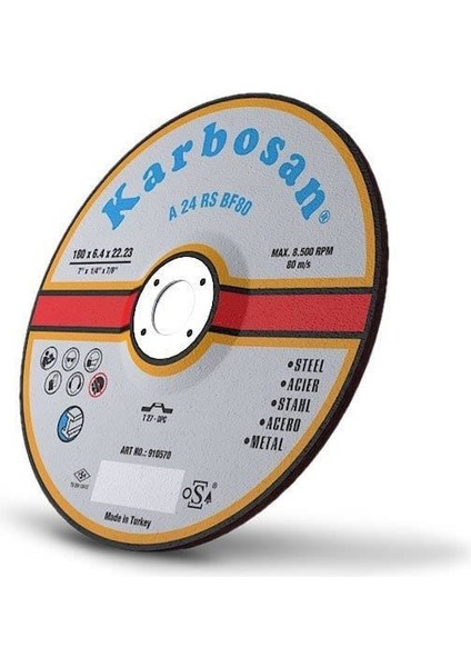 Karbosan Metal Taşlama Diski 230X8,0X22,23